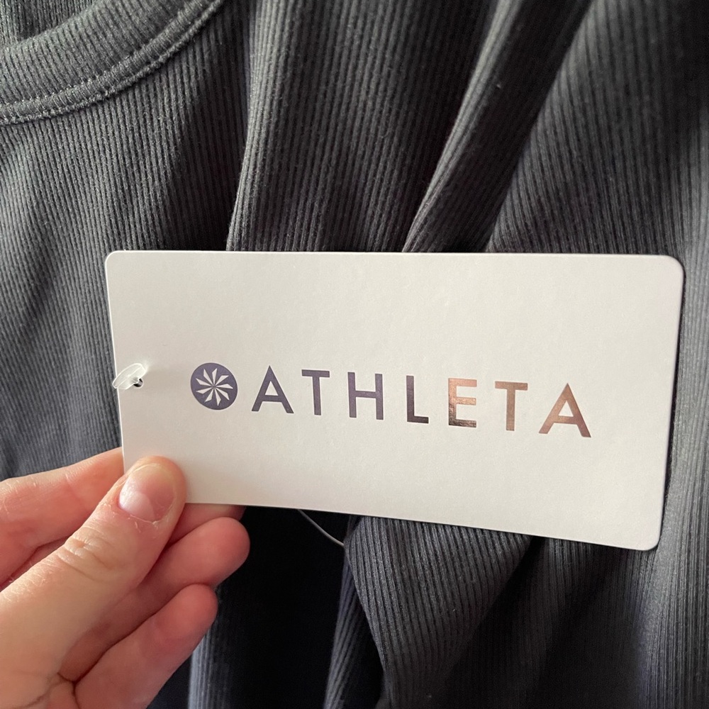 ATHLETA Signature Rib Square Neck Top NWT - Picture 5 of 10